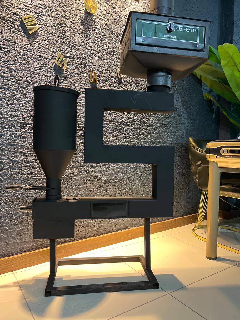 Z Tipi Kuzineli Fırınlı Pelet Sobası