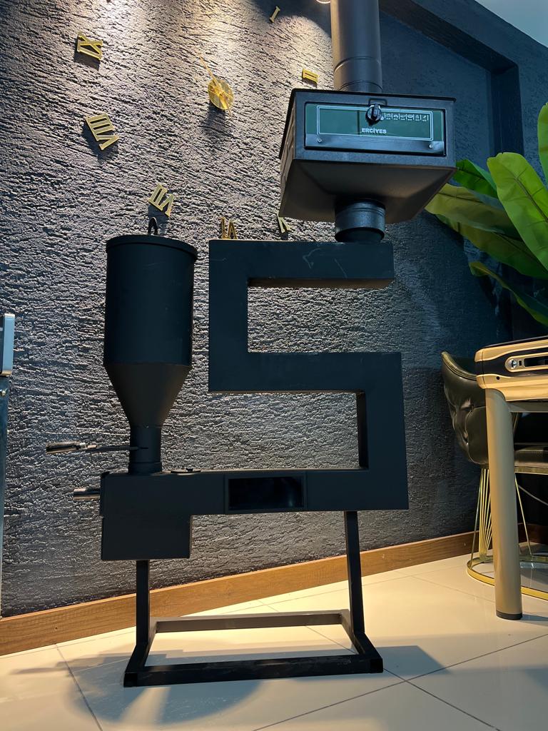 Z Tipi Kuzineli Fırınlı Pelet Sobası