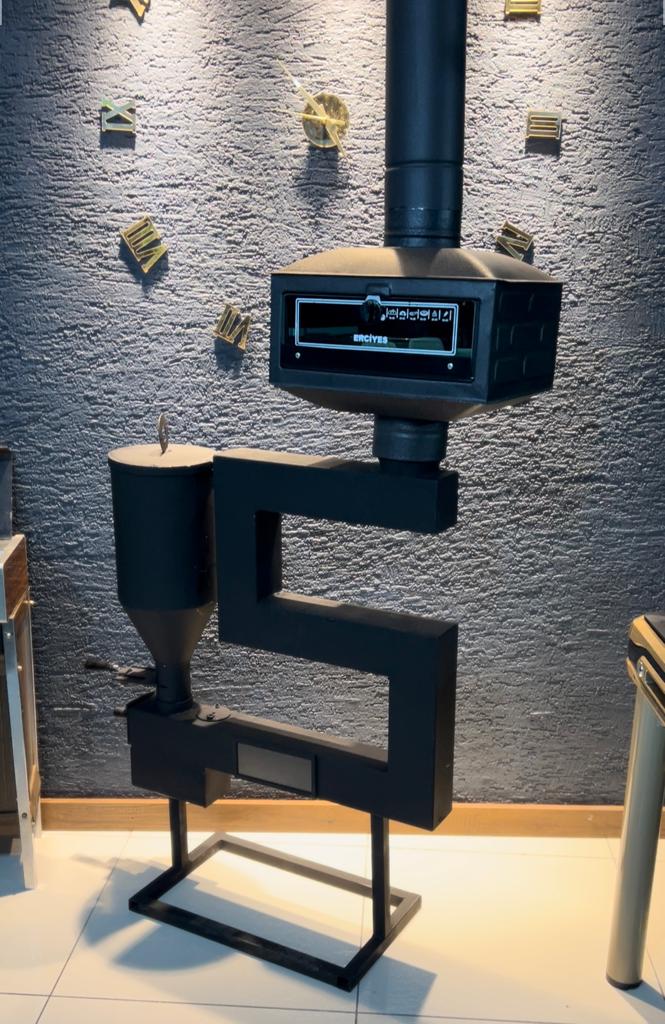 Z Tipi Kuzineli Fırınlı Pelet Sobası