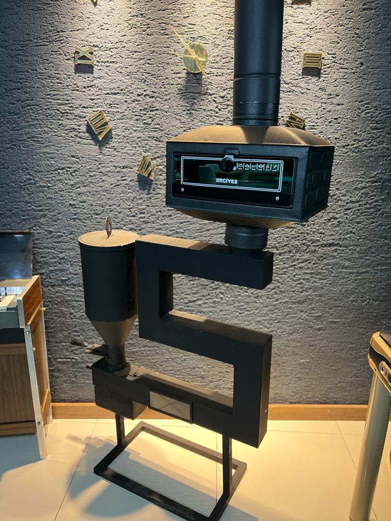 Z Tipi Kuzineli Fırınlı Pelet Sobası